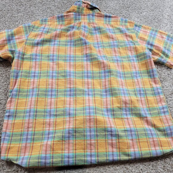 Polo Ralph Lauren Shirt Mens 2XL Colorful Button Up Plaid Colorful Lightweight - Picture 7 of 9